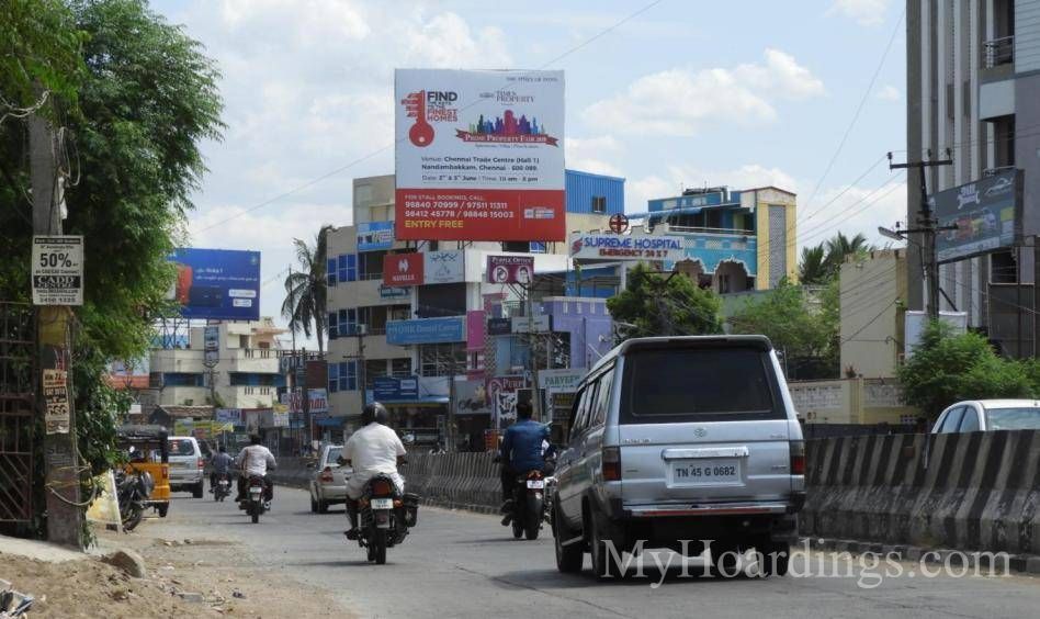 Outdoor advertising in India, OMR Padur Chennai Billboard advertising, Flex Banner